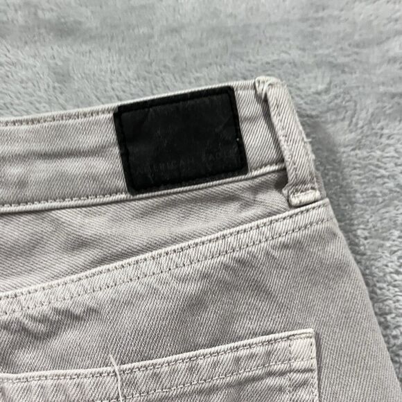 American Eagle Mom Jeans 2 X-Long Distressed High Rise - Picture 6 of 11